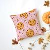 CCookie Cushion Cover Washable Linen Pillowcase Soft  for Daily Sofa Bed Home Room Decor