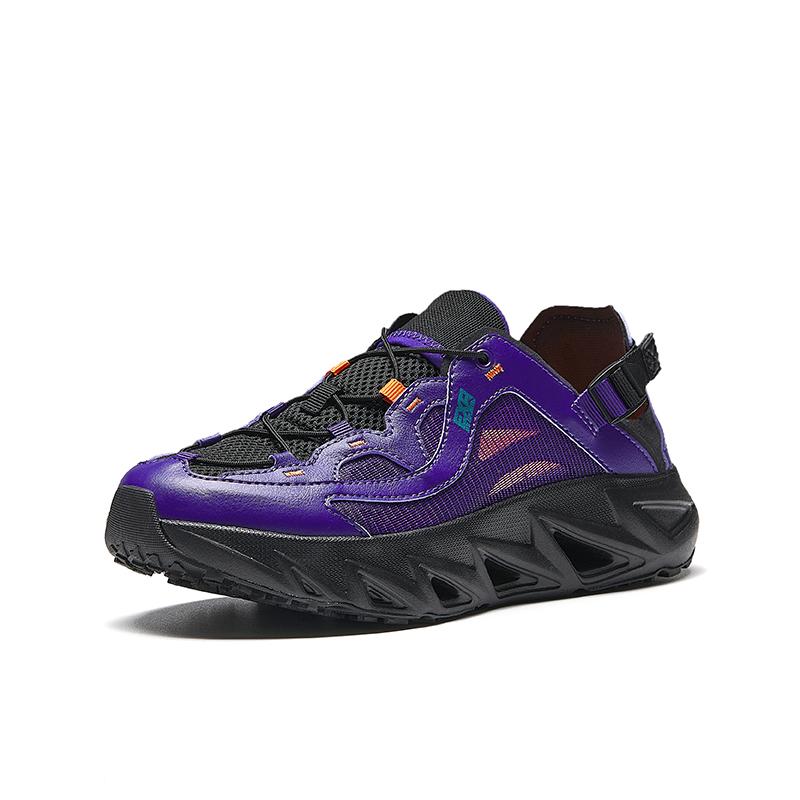 Anta Wuyi Stream Hiking Shoes Summer 2026 Outdoor Functional Shoes Kids Shoes Black Purple 922626650-3