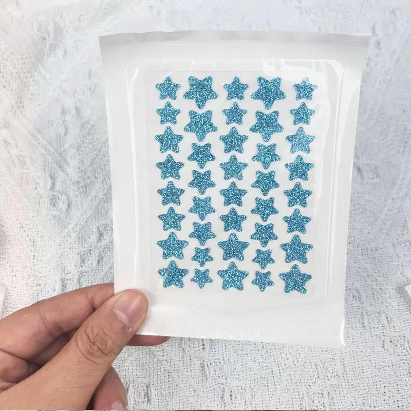 Official Star Acne Patches - 40 Clear, Invisible Hydrocolloid Patches for Pimple Absorption