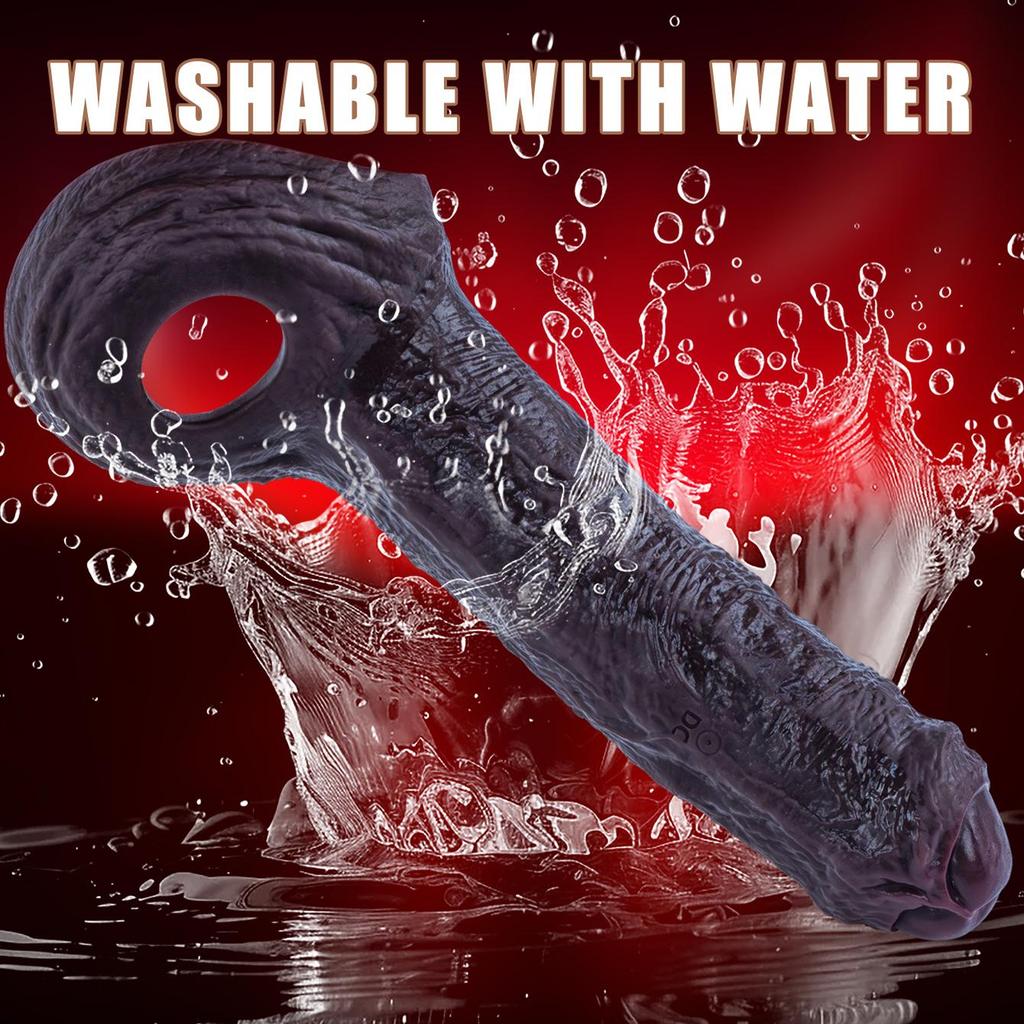 Black Penis Sleeve Enlargement Sleeve For Cock Sex Toys for Men Extender Silicone Dick Sleeve Artificial Penis Enlarge Thicken Condom