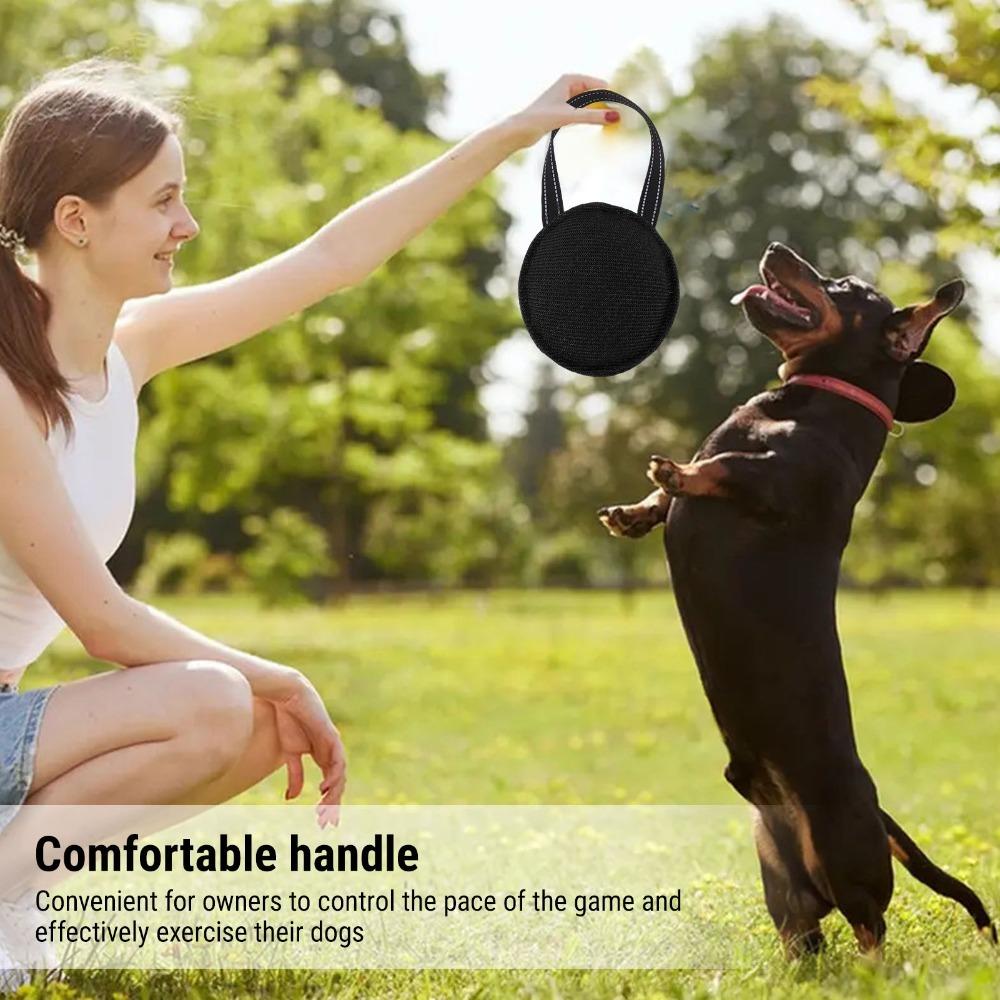 Sturdy Handle Grip Dog Training Bite Bag Outdoor Pet Play Bag  Pet Interactive Play чёрный