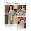 [PHOLEY] 3-piece Women's Pajama Set with Lace, Nightwear, Cardigan Included, Cute, Comfortable, Loungewear, Suitable for Spring, Summer, and Autumn