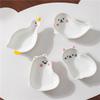 Japanese Style Ceramic Tiny Plate Creativity Home Restaurant Soy Sauce Vinegar Mustard Seasoning Animal Ceramic Dish Kitchen