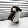 Realistic Penguin Plush Keychain with Metal Ring Soft Stuffed Animal Doll Cute Bag Accessory Stress Relief Gift for Kids Zoo Lovers