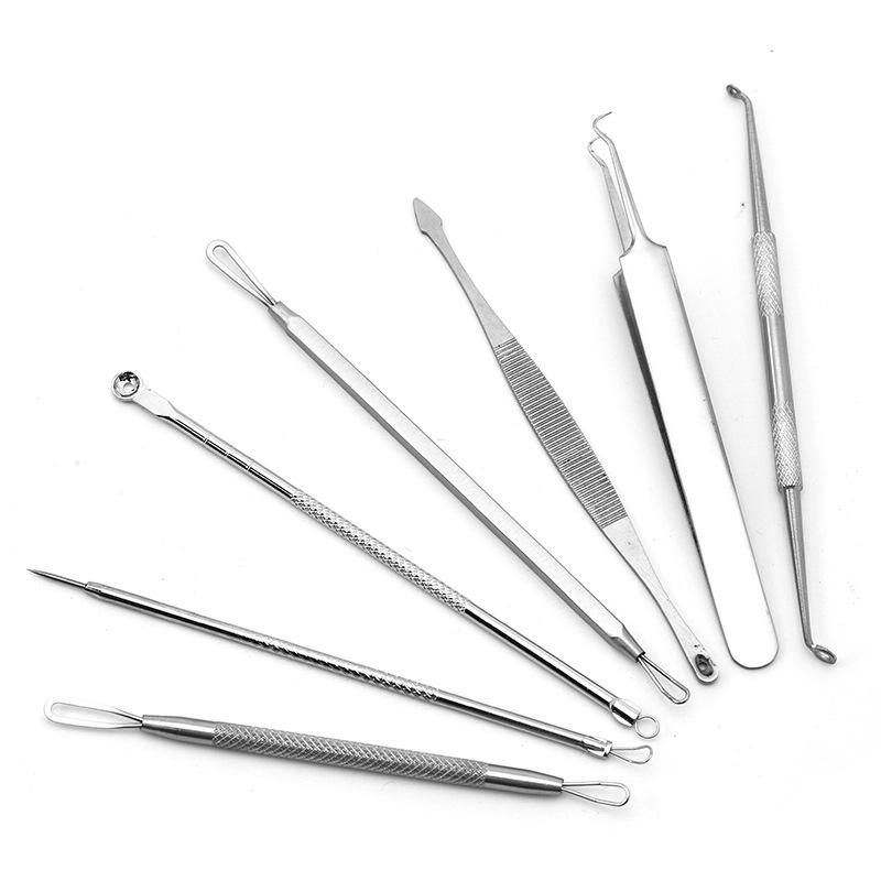 Stainless Steel Blackhead Remover & Acne Needle Kit