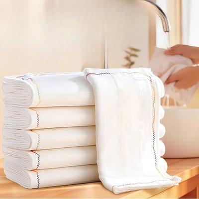 1PC 5-layer Non-stick Oil Easy To Clean Kitchen Special Wipe Bowl Absorbent Towel Pure Cotton Yarn Wipe Tablecloth