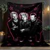 1PC Green Day Blanket Flannel Throw for Sofa, Indoor, Camping, Living Room, Office, Chair, And Bed Soft Birthday Christmas Gift