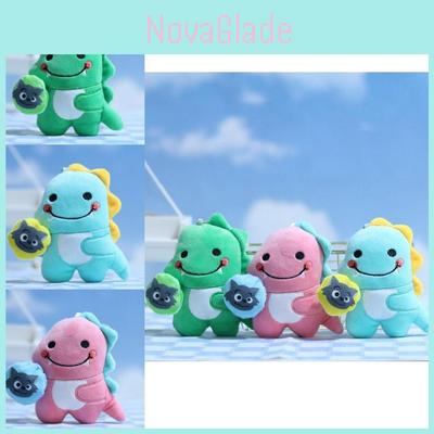 Adorable Plush Cartoon Dinosaur Music Keychain Pendant Soft Toy For Kids And Adults