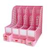 File Box Convenient Large Capacity Widely Used Ornamental Detachable Long Lasting Sturdy Stationery File Basket Storage Box for School