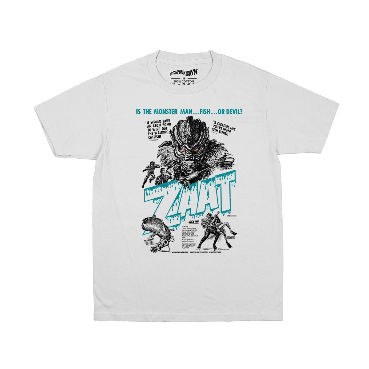 Zaat TShirt Blood Waters of Dr Z 70S SiFi Cult B Movie Squirm Bride of the Monster Cotton Unisexs Loose Short Sleeves Shirt S