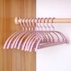 Semicircular Non-Slip Hanger Anti-Shoulder Corner Household Hanger Multi-Functional Drying Rack Plastic Clothes Support Hook Hanger
