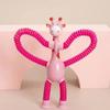 Giraffe Toy Novel Suction Cup Telescopic Various Shapes Built-in Battery Entertainment ABS Cartoon Pipe Stretch