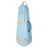 KIWAYA KLC-Sop/SB Soprano Size Ukulele Light Case (Compatible with Long Necks, Durable and Lightweight, with Retractable Shoulder Strap) Sky Blue