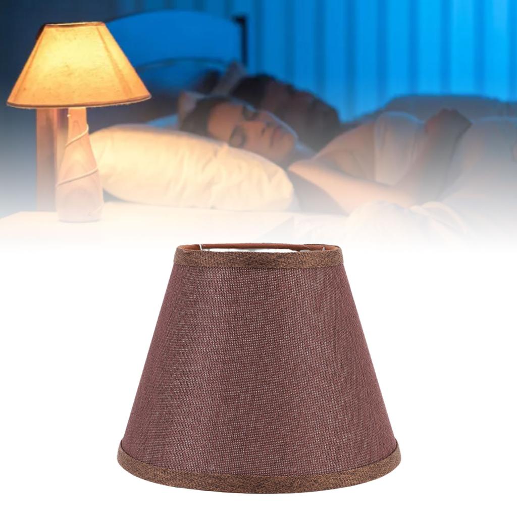 Table Lamp Fabric Lampshade Handcrafted Decorative E27 Lampshade for Home Hotel Bedroom Living Room