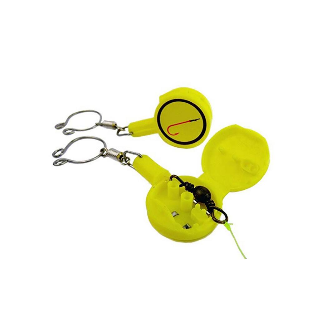 1PCS Fast Tie Nail Knotter Cutter Portable ABS Material Outdoor Activity Fishing Fish Hook Water Repellent Storage Fishing Tools