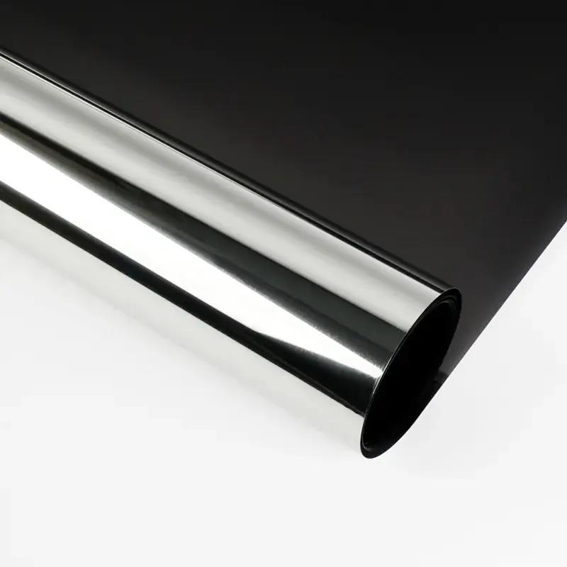 Mirror Window Film One Way Daytime Privacy See Out Not in Static Clings Decorative Heat Control  Sun Blocking Door Window Coveri