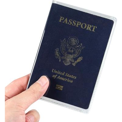1 Set Travel Frosted Passport Cover with Slot, Plastic Passport Protector, ID Card Protector Case Holder