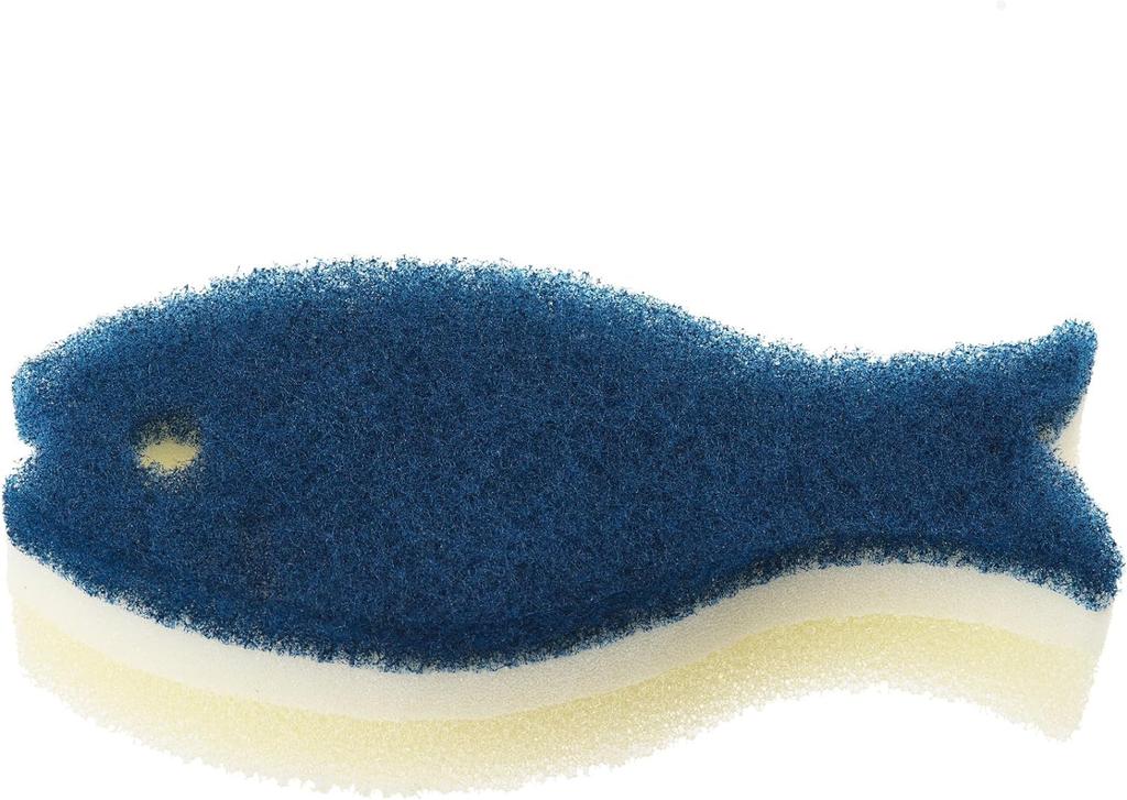 Marna Fish Sponge Set of 5 R463NV (Navy)
