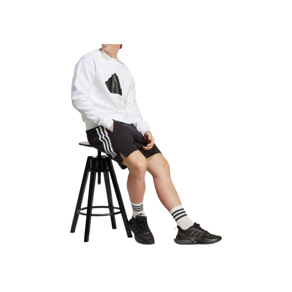 adidas Future Icons Striped Shorts Men Bottoms Black IC3752