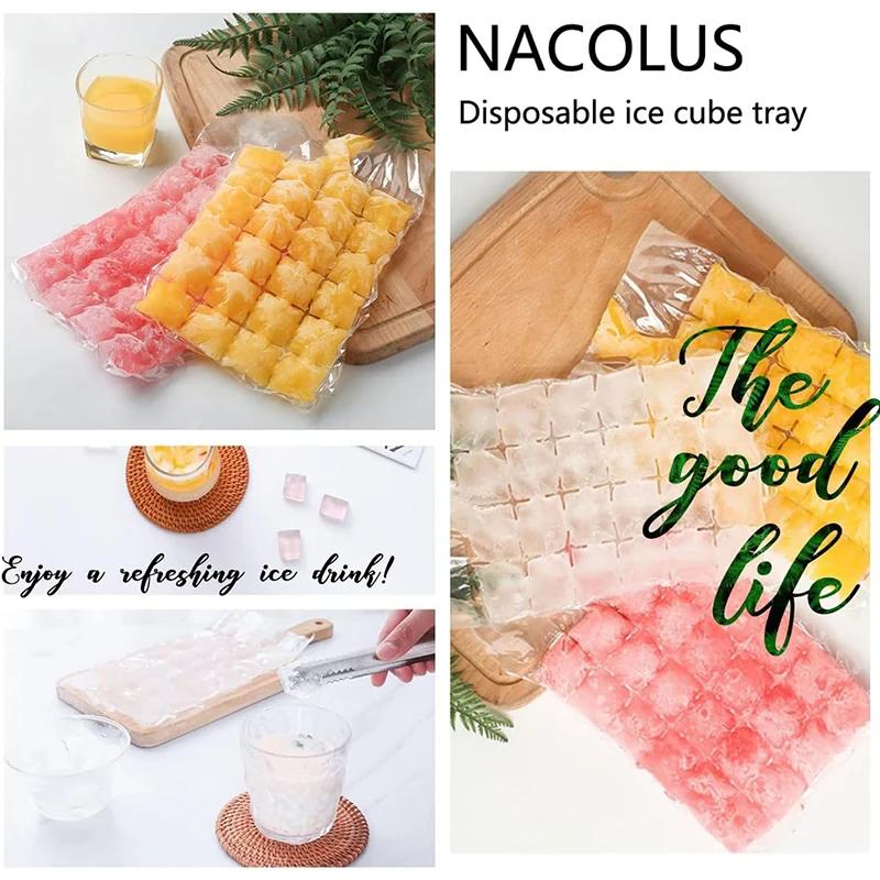 10-300 Stück Einweg-Eisbeutel mit Selbstversiegelung für selbstgemachte Eiswürfel Sommer Gefrierschrank Eisform Wiederverwendbare Wasserfüll-Eiswürfelform