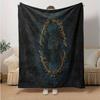 Elven Script Circle of Power Wall Art DecorPrint Blanket, Soft Blanket For Sofa Office Bed And Travelling Daughter Birthday Gift esj355