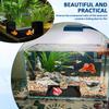 1/2Pcs Aquarium Underground Tunnel Two Hole and L Shaped Design Viewing Fish Shrimp Under Plastic Fish Tank Decoration Accessory