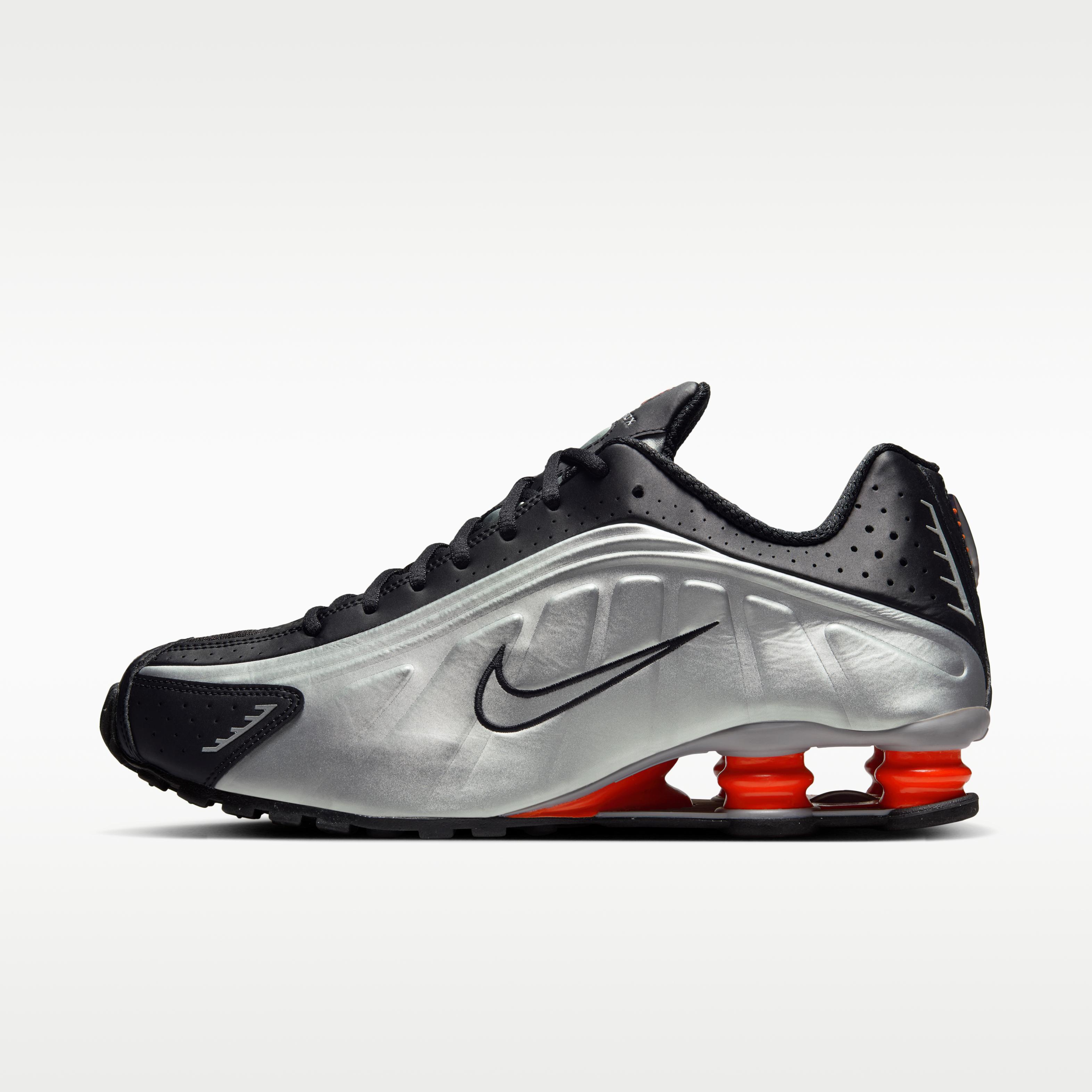 Nike Shox R4 Черный Металлик Серебристый (2025) 40