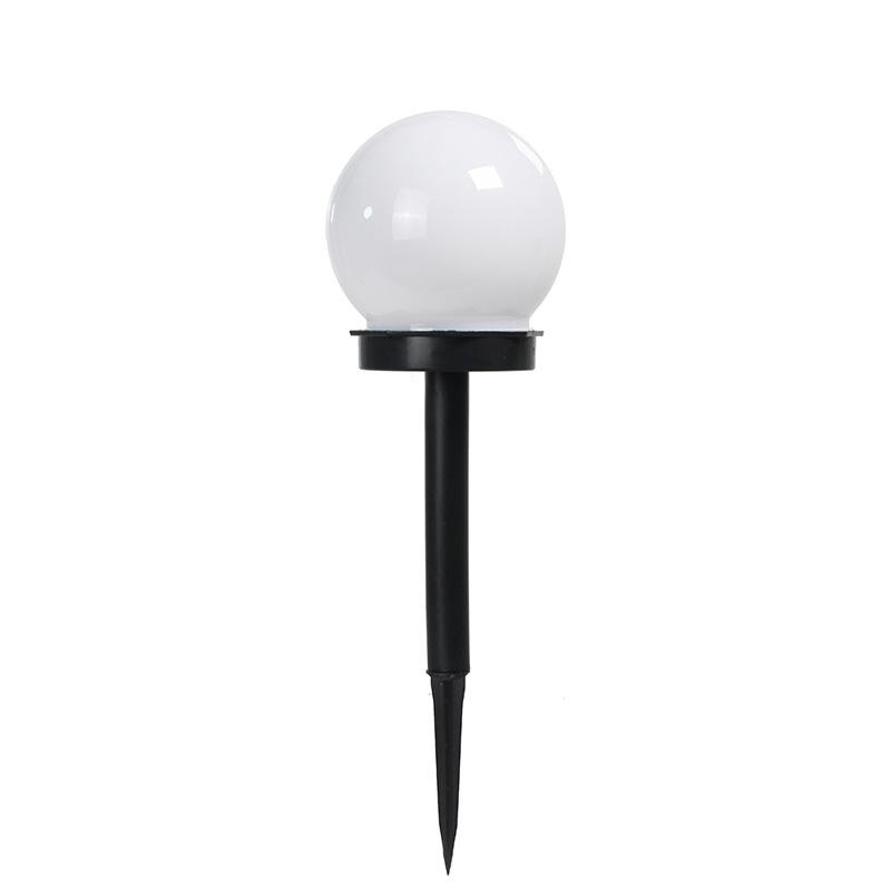 LED Solar Garden Lamp - White Bobble Ball Decorative Lighting