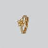 14k Petit Flower One Touch Earring