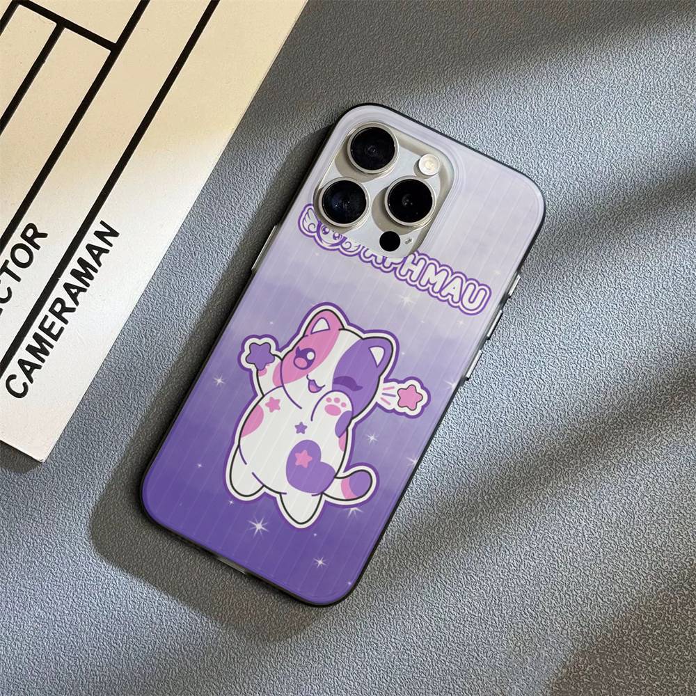 Aphmau Cute Girl Funny Phone Case For IPhone 16 15 17 Pro 11 12 13 14 Pro Max Plus Soft Ripple Silicone Cover Shell