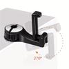 Universal 2 In 1 Car Hook Lock Buckle Hidden Car Mount Stand Hanging Storage Adjustable Headrest Hook For Rear Seat