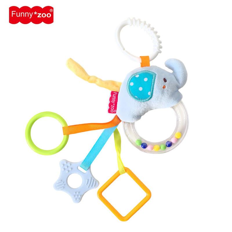 Lion Deer Plush Baby Rattle Toy For Newborns With Soothing Sleep Aid For Infants And Toddlers