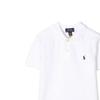 Polo Ralph Lauren Logo Embroidered Breathable Solid Color Short Sleeve T-Shirt Kids Tops White 322603252-004