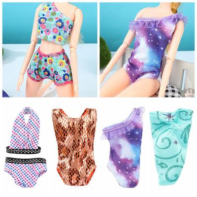 House Swimming Accessories Toys Clothes Dollhouse Swimwear Doll Swimsuits Miniature Bathing Bikini