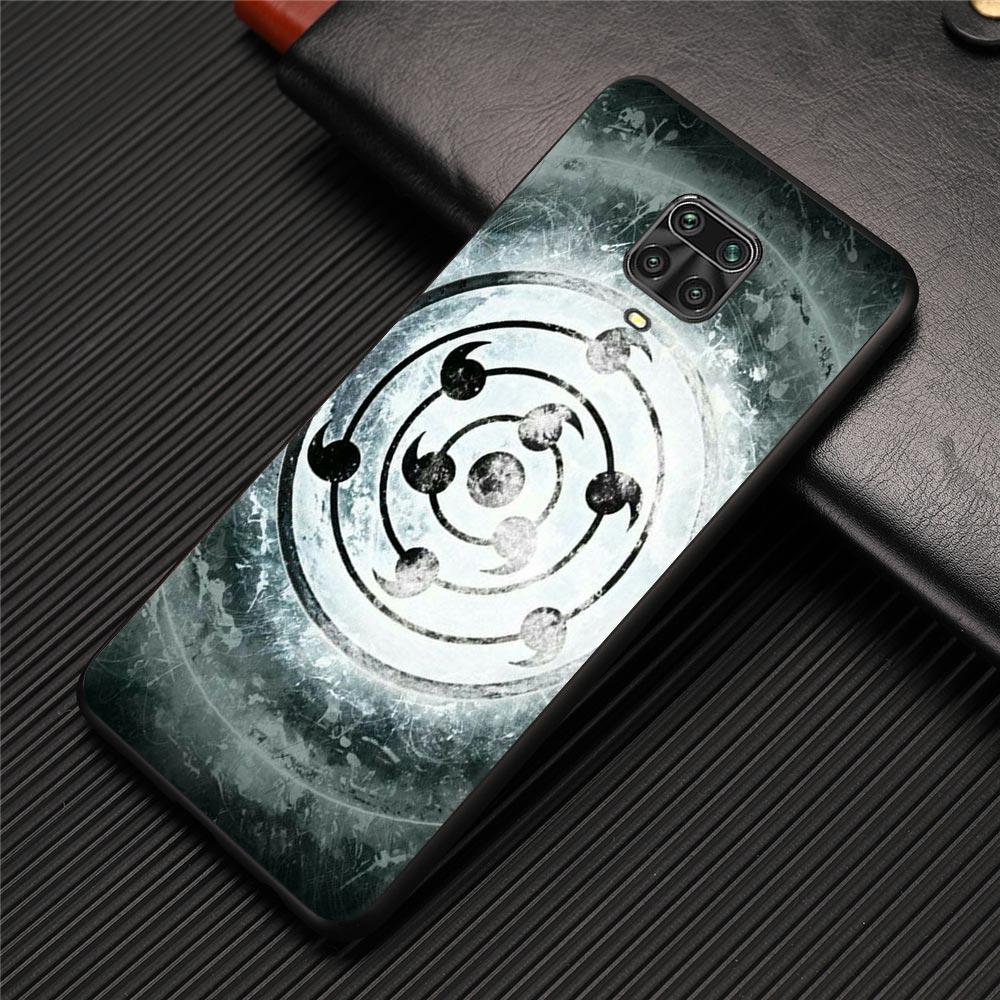Custodia per Telefono Per Xiaomi Redmi Note 9S 9 10 8 11 Pro 9T 8T 7 Cover per redmi k40 9A 9C Coque Silicone Capa Logo Naruto Marker