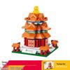 Lego-Compatible Street View Snack Street Mini City Building Toys for Kids - Creative Gifts for Boys & Girls