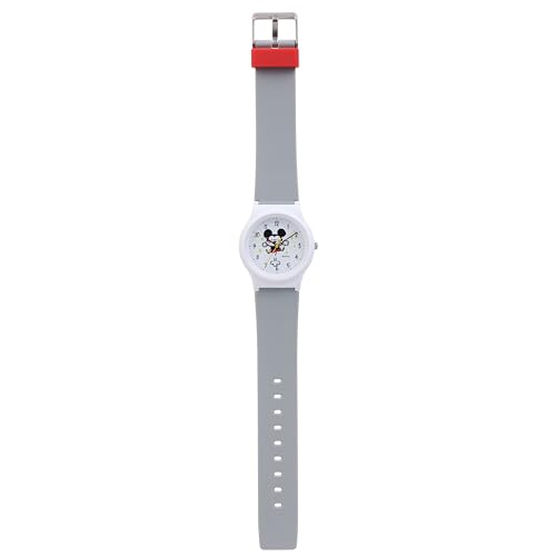 Citizen Q&Q Analog Watch, Kanahei Mickey Mouse Design, 10 ATM Water Resistant, Urethane Strap, V06A-513VK, Girls' Brown