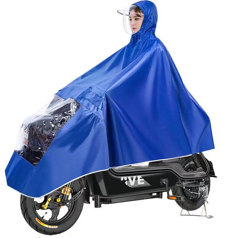 Mantella Pioggia Spessa Unisex per Scooter Elettrico/Bicicletta: Attrezzatura Antipioggia Torrenziale per Adulti