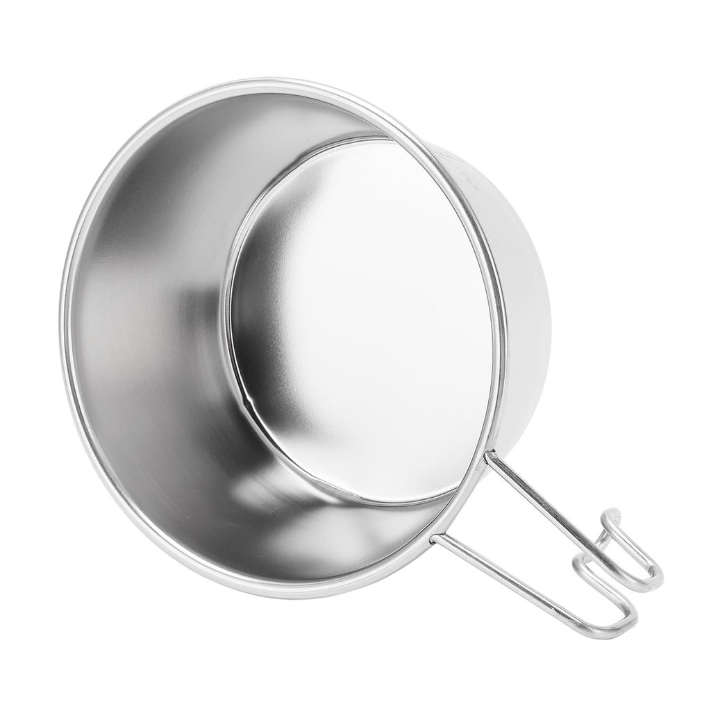 450ml Camping Camping Cup Stainless Steel Camping Bowl Stackable Portable Camping Cup for Hiking