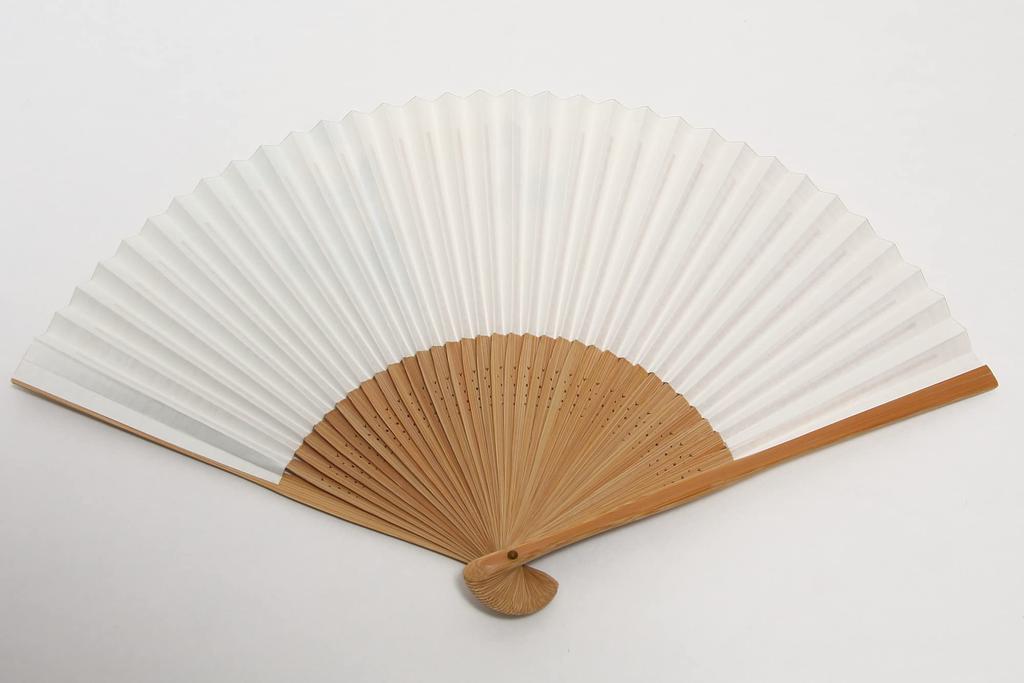 Handcrafted by Kyoto with Fan Case and Paper Box [Hasegawa] Men's Kyoto-style Fan, Artisans, (gourd Design)