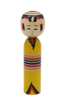 Yajiro Kokeshi 4 Zoll Traditionell Michinoku Hergestellt aus Holz Traditionelle Japanische Geschenkpuppe, (12 cm), Handwerk, Region, Japan, Schmuckstück, Handwerk, Souvenir,