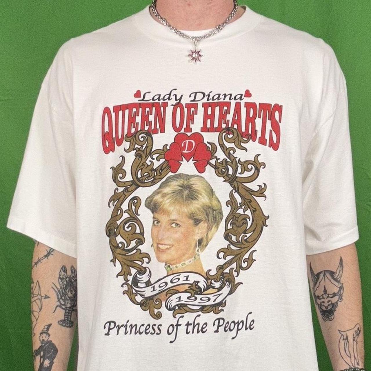 Princess Diana White Short Sleeve Cotton T-shirt Unisex S5XL VM8281 M