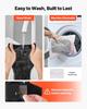 Heated Socks, 5000mAh Battery Powered, Rechargeable Heating Socks with 4 Heating Levels, Electric Heated Sock for Men Women, Foot Warmer for Hunting