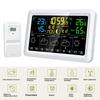 WiFi Weather Stations With Indoor Outdoor Temperature Hygrometer Alarm Clock And Weather Forecast Function