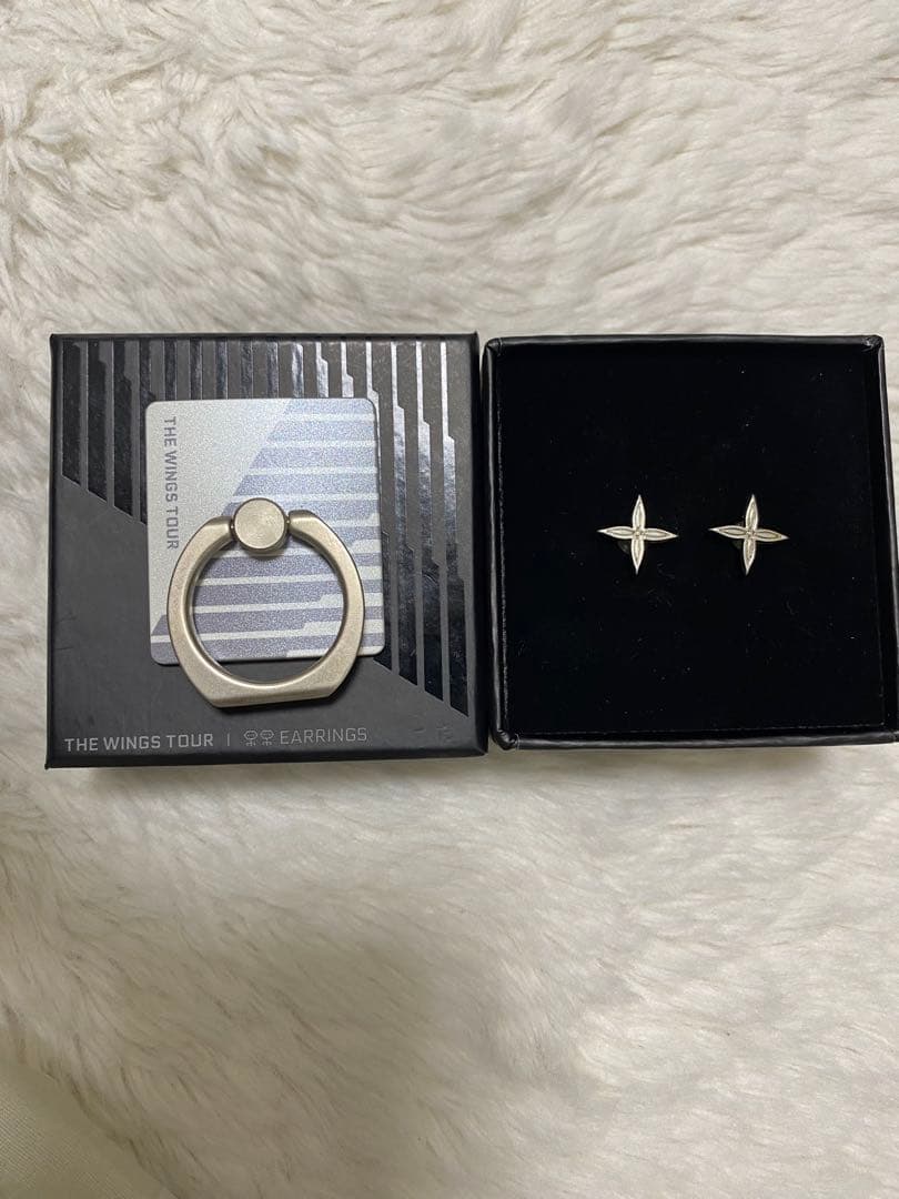 

[Б/У] BTS THE WINGS TOUR 92 СЕРЬГА серьги кольцо для смартфона