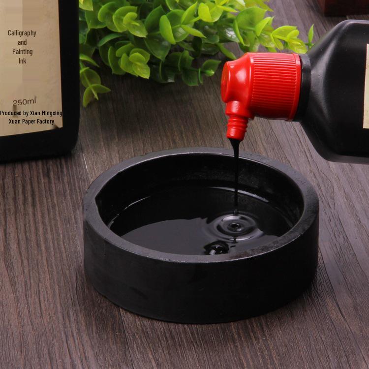 Large Capacity Black Ink for Calligraphy & Chinese Painting on Xuan Paper