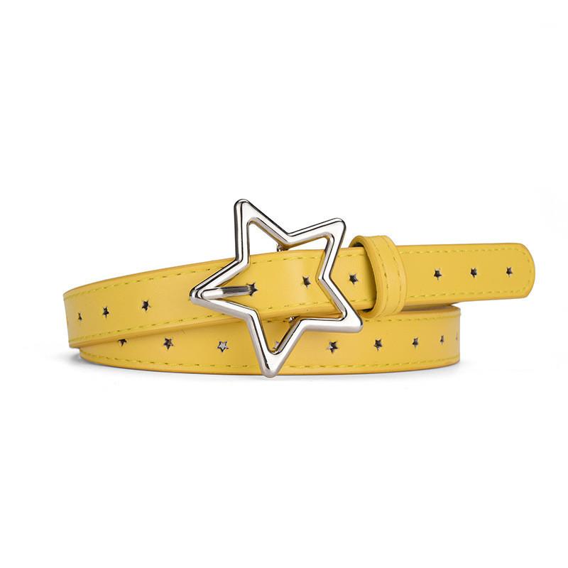 Stylish Children's Star Pattern Belt For Women With Sweet Decorative Touches For Dresses And Jeans