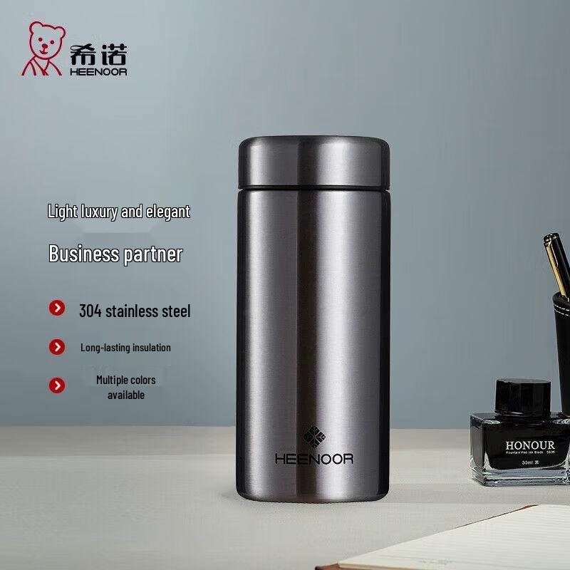 Heenoor Large Capacity 304 Stainless Steel Business Thermos with Tea Filter