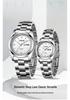 La Baoli LA421 Waterproof Quartz Steel Wristwatch for Couples