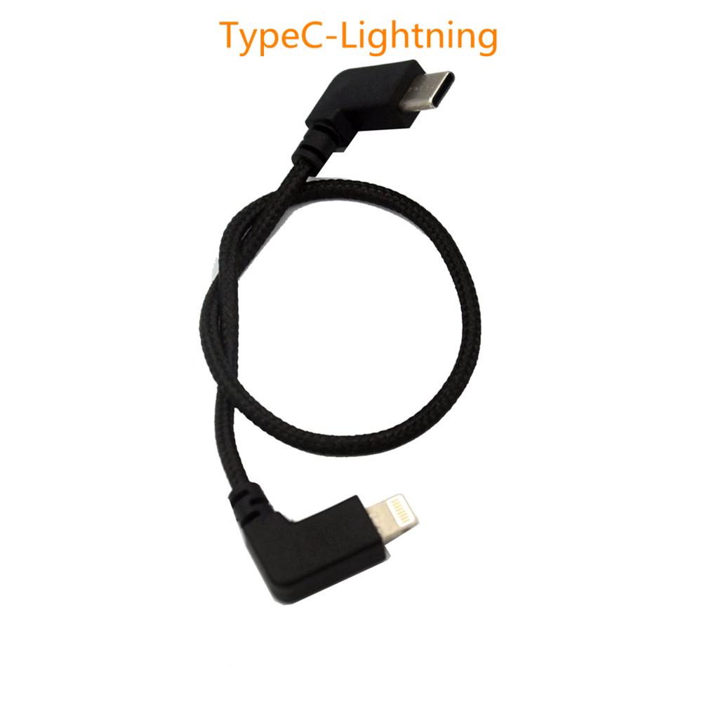 3Pcs Cables Set USB C Lightning Micro For DJI Mavic 3/Air 2S/Mavic Air 2/Mini 2